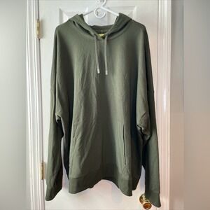 New All In Motion All-In Performance Hoodie Sweatshirt Olive Green Size XXL